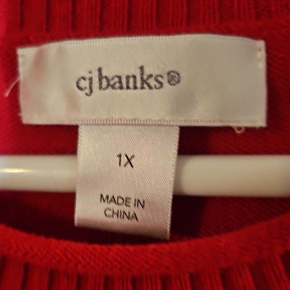 Red Snowman and Penguin Sweater - Picture 3 of 5